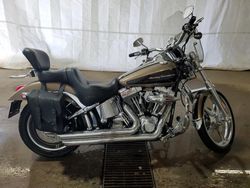 Salvage motorcycles for sale at Ebensburg, PA auction: 2004 Harley-Davidson Fxstdi