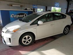 Salvage cars for sale at Angola, NY auction: 2014 Toyota Prius