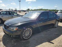 Salvage cars for sale at Indianapolis, IN auction: 2008 BMW 750 LI