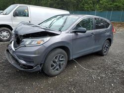 Salvage cars for sale from Copart Graham, WA: 2016 Honda CR-V SE