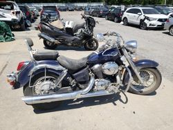 Salvage motorcycles for sale at North Billerica, MA auction: 2002 Honda VT750 CDD