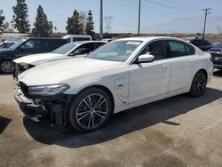 Salvage cars for sale at Rancho Cucamonga, CA auction: 2022 BMW 530E