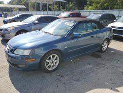 Salvage cars for sale at Savannah, GA auction: 2007 Saab 9-3 2.0T