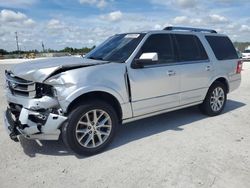 Salvage cars for sale at Arcadia, FL auction: 2017 Ford Expedition Limited