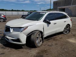 Salvage cars for sale at Fredericksburg, VA auction: 2017 Acura MDX Technology