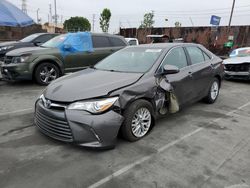 Salvage cars for sale at Wilmington, CA auction: 2016 Toyota Camry LE