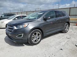 Salvage cars for sale at Haslet, TX auction: 2016 Ford Edge Titanium