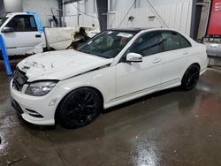 Salvage cars for sale from Copart Ham Lake, MN: 2011 Mercedes-Benz C 300 4matic