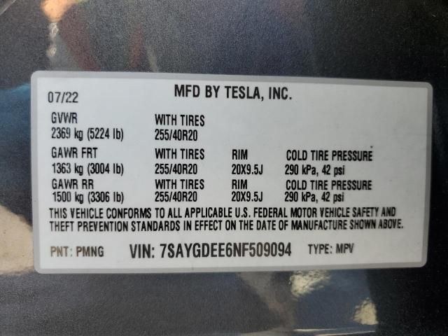 2022 Tesla Model Y