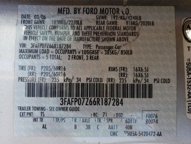 2006 Ford Fusion SE