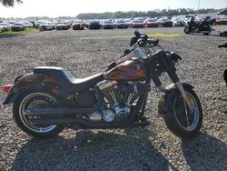 Salvage motorcycles for sale at Riverview, FL auction: 2012 Harley-Davidson Flstfb Fatboy LO