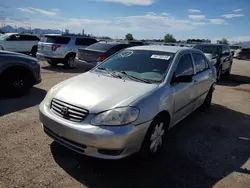 Vehiculos salvage en venta de Copart Tucson, AZ: 2003 Toyota Corolla CE