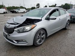 Salvage cars for sale at Bridgeton, MO auction: 2016 KIA Forte EX