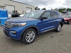 Salvage cars for sale at Woodburn, OR auction: 2020 Ford Explorer Limited