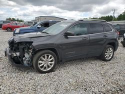 Salvage cars for sale at Wayland, MI auction: 2015 Jeep Cherokee Limited