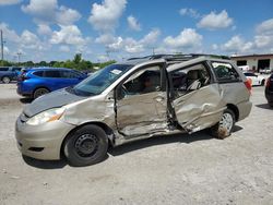 Salvage cars for sale at Indianapolis, IN auction: 2007 Toyota Sienna CE