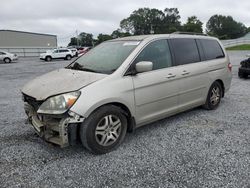 Salvage cars for sale at Gastonia, NC auction: 2007 Honda Odyssey EX