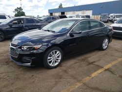 Chevrolet salvage cars for sale: 2017 Chevrolet Malibu LT