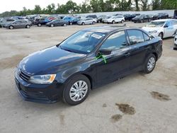 Salvage cars for sale at Sikeston, MO auction: 2016 Volkswagen Jetta S