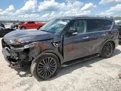 Salvage cars for sale from Copart Houston, TX: 2023 Infiniti QX80 Luxe