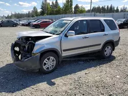 Salvage cars for sale at Graham, WA auction: 2004 Honda CR-V EX