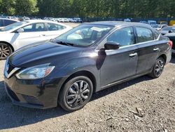 Salvage cars for sale from Copart Graham, WA: 2017 Nissan Sentra S