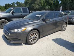 Vehiculos salvage en venta de Copart Ocala, FL: 2017 Ford Fusion SE