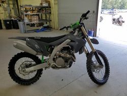 Salvage motorcycles for sale at Hampton, VA auction: 2021 Kawasaki KX450 F