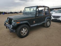 Salvage cars for sale at Brighton, CO auction: 1995 Jeep Wrangler / YJ Sahara