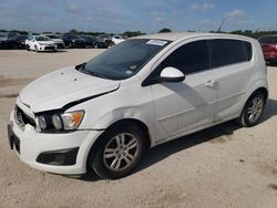 Salvage cars for sale at San Antonio, TX auction: 2013 Chevrolet Sonic LT