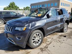 Jeep Vehiculos salvage en venta: 2015 Jeep Grand Cherokee Overland