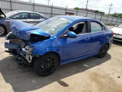 Salvage cars for sale at Dyer, IN auction: 2018 Chevrolet Sonic LT