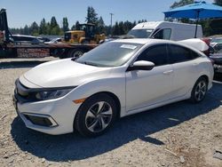 Honda salvage cars for sale: 2020 Honda Civic LX