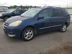 Salvage cars for sale at Pennsburg, PA auction: 2004 Toyota Sienna XLE