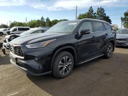 Salvage cars for sale at Denver, CO auction: 2021 Toyota Highlander XLE