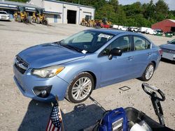 Salvage cars for sale at Mendon, MA auction: 2012 Subaru Impreza Limited