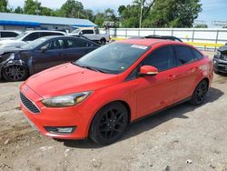 Salvage cars for sale at Wichita, KS auction: 2015 Ford Focus SE