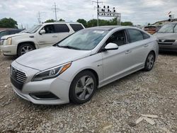 Salvage cars for sale from Copart Columbus, OH: 2016 Hyundai Sonata Hybrid