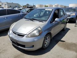Salvage cars for sale at Martinez, CA auction: 2007 Honda FIT