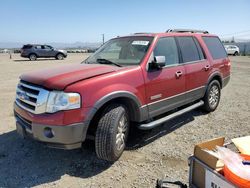 Salvage cars for sale at Vallejo, CA auction: 2007 Ford Expedition XLT