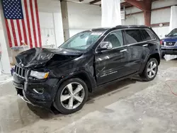 Salvage cars for sale at Leroy, NY auction: 2015 Jeep Grand Cherokee Overland