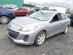 Salvage cars for sale at Montreal Est, QC auction: 2012 Mazda 3 I