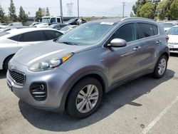 Salvage cars for sale from Copart Rancho Cucamonga, CA: 2017 KIA Sportage LX