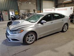 Salvage cars for sale at Eldridge, IA auction: 2018 Ford Fusion SE