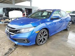 Honda salvage cars for sale: 2019 Honda Civic Sport