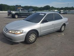 Carros salvage para piezas a la venta en subasta: 2002 Honda Accord Value