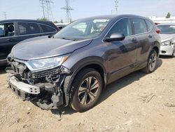 Salvage cars for sale at Elgin, IL auction: 2018 Honda CR-V LX