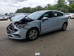 Chevrolet Cruze salvage cars for sale: 2017 Chevrolet Cruze LT