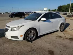 Salvage cars for sale at Oklahoma City, OK auction: 2012 Chevrolet Cruze ECO