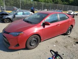 Salvage cars for sale at Waldorf, MD auction: 2017 Toyota Corolla L